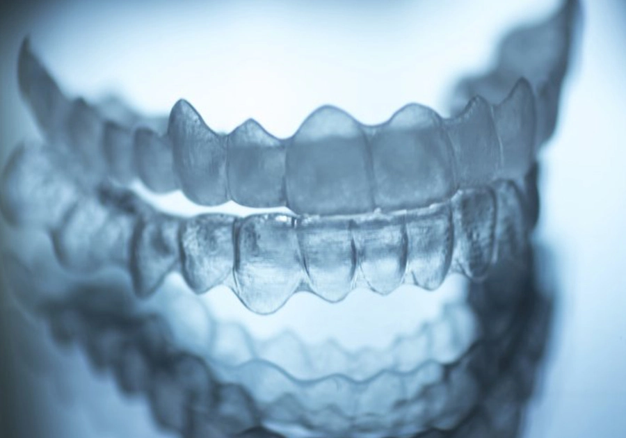 Aligner treatment at the dentist for tooth correction for adults