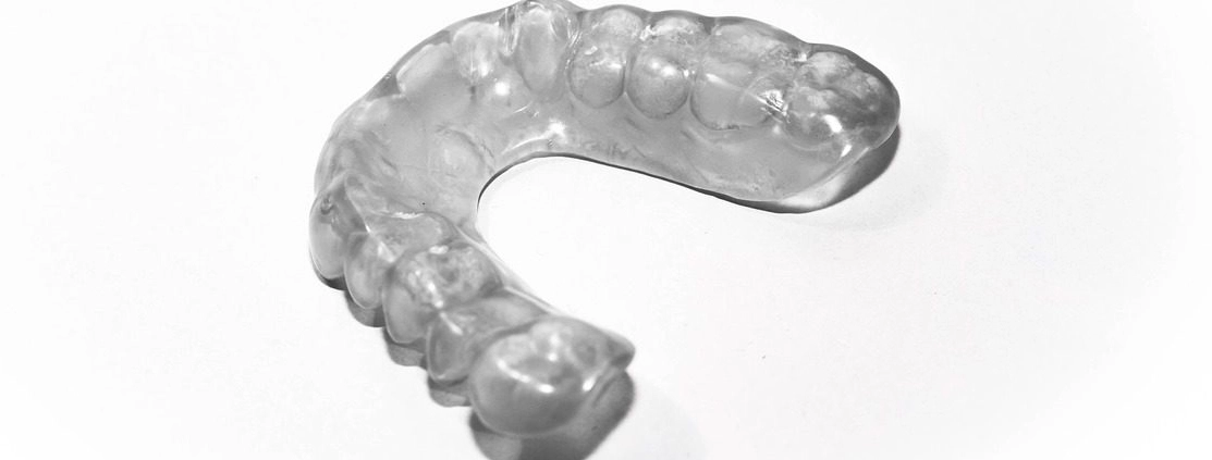 Michigan splint from the dentist for treatment of teeth grinding